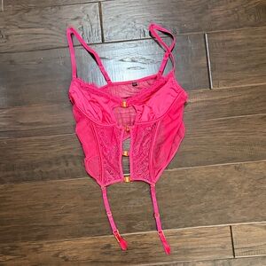 Lace Bustier pink